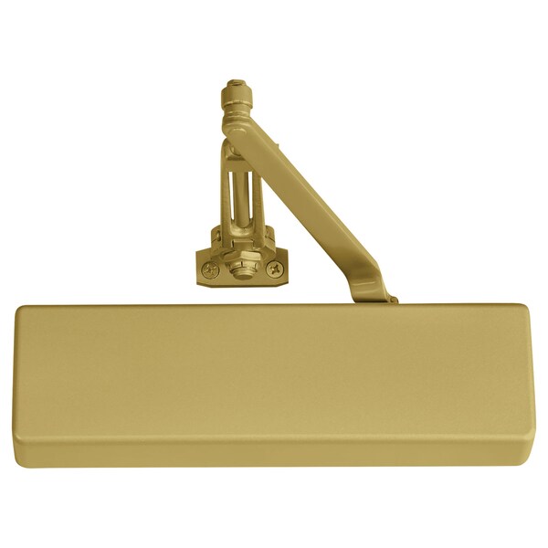 Manual, Hydraulic, 7500 Series Closers, Door Closer, Heavy Duty Interior and Exterior, Matte Brass
